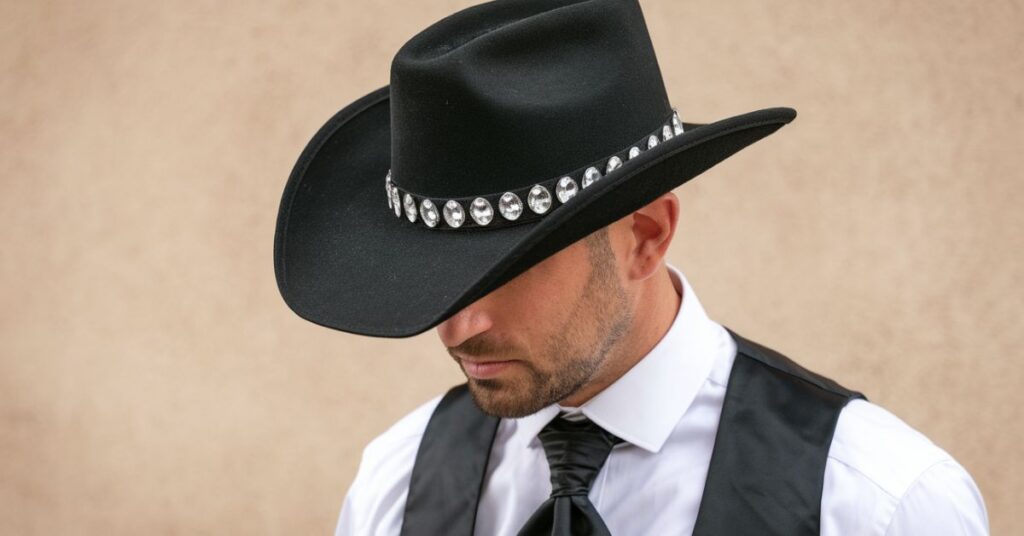 Styling Tips: How to Wear a Black Rhinestone Cowboy Hat